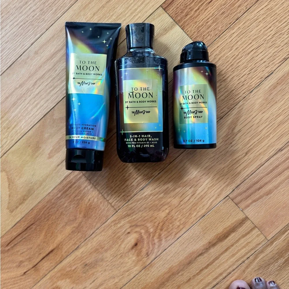 Bath & Body Works To The Moon Set - Black and Gold